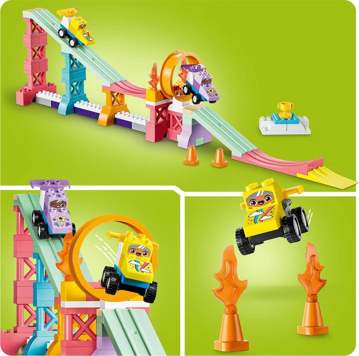 Productafbeelding LEGO Kreative Sprungschanzen mit kleinen Flitzern 3-in-1-Set (10478)