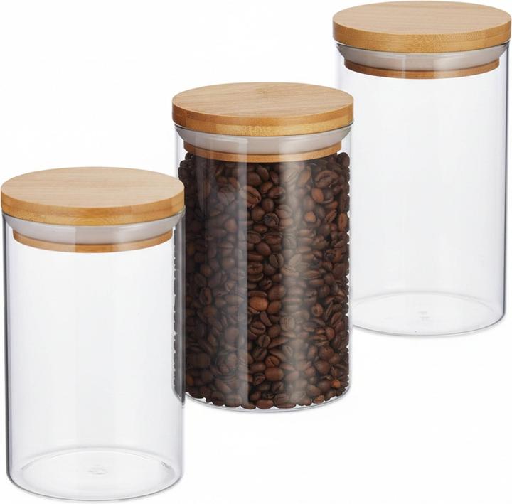 Image du produit Relaxdays Bocaux de stockage (0.80 l)