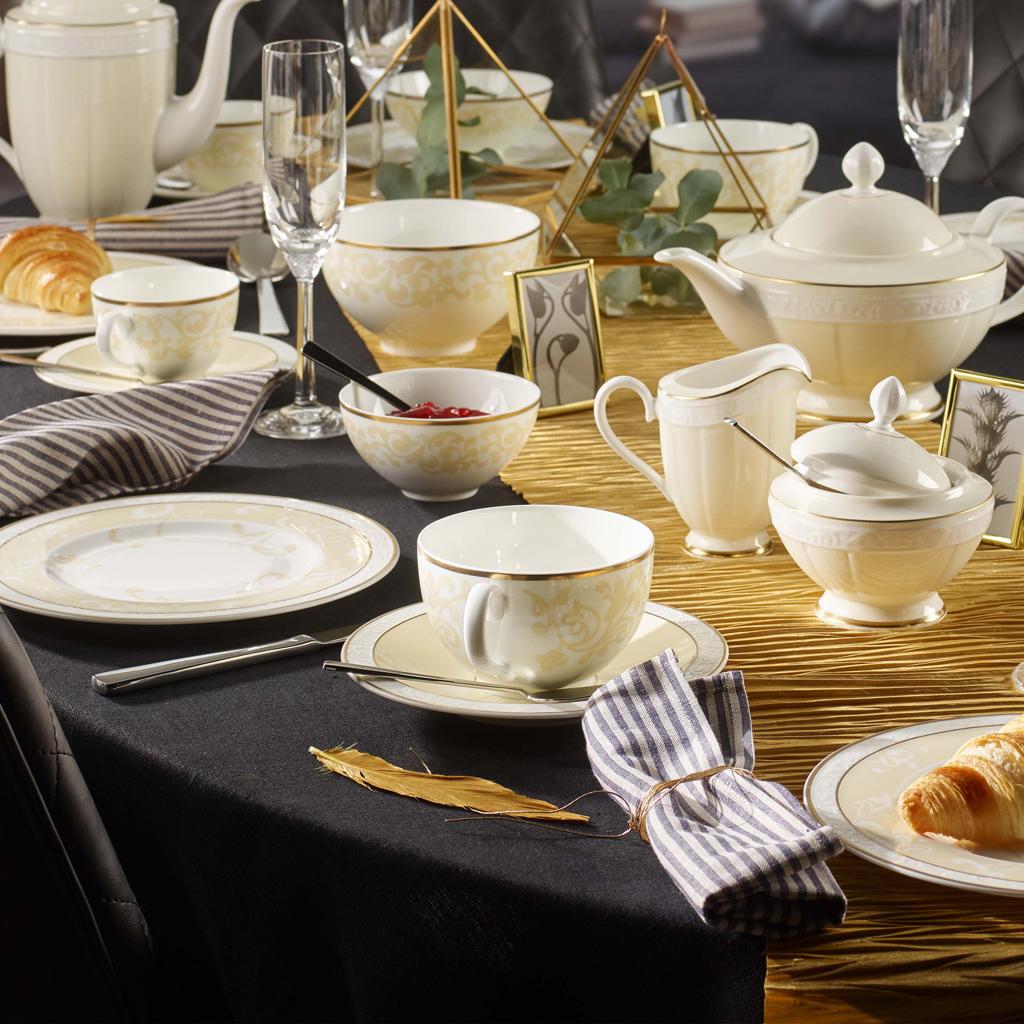 Thumbnail - Villeroy & Boch Bol Ø13cm, Schüssel + Schale, Weiss, Gold