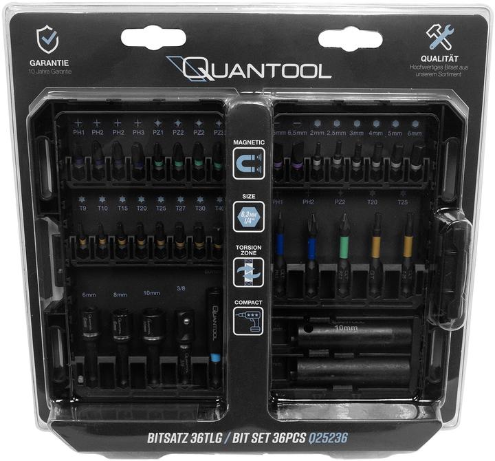 Produktbild Mannesmann Q25236 Bit-Set (Innensechskant, Kreuz Pozidriv PZ)
