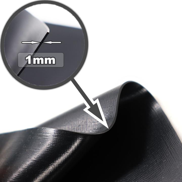 Actual product image Aquagart Teichfolie PVC 8m x 2m 1,0mm schwarz Folie für den Gartenteich