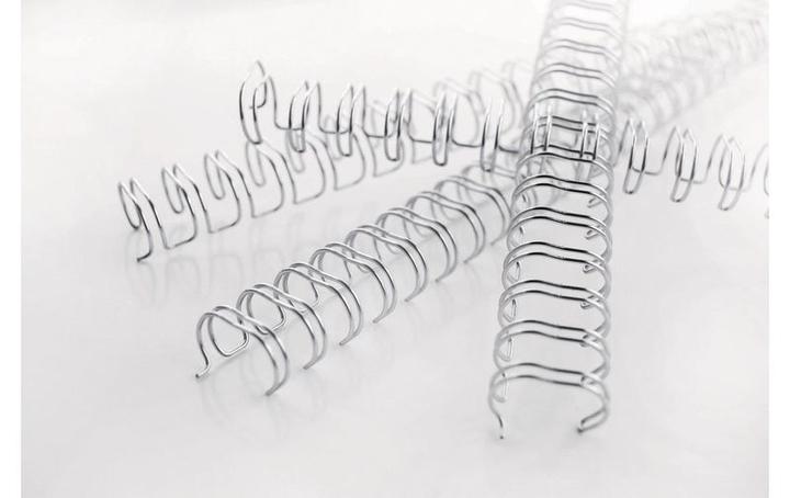 Produktbild GBC Binderücken Draht 12.5mm, 34 Ringe, silber, 100 Stk.