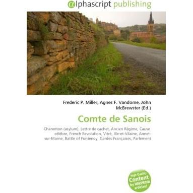 Comte de Sanois, Fachbücher