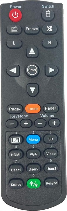 Actual product image Optoma Original remote control SP.70103GC01 (Remote control)