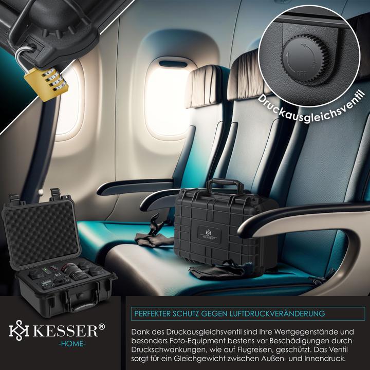 Produktbild Kesser Fotokoffer Kamerakoffer Transportkoffer Schutzkoffer Kamera (Fotokoffer, 9.70 l)