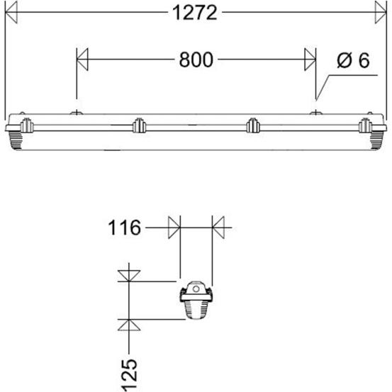 Thumbnail - Schuch, Wandleuchte + Deckenleuchte, 161/12L22 AUS (2320 lm)