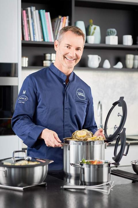 Image du produit Rösle Topfset 4-tlg. (Ensemble de casseroles et de poêles de cuisson, Acier inoxydable)