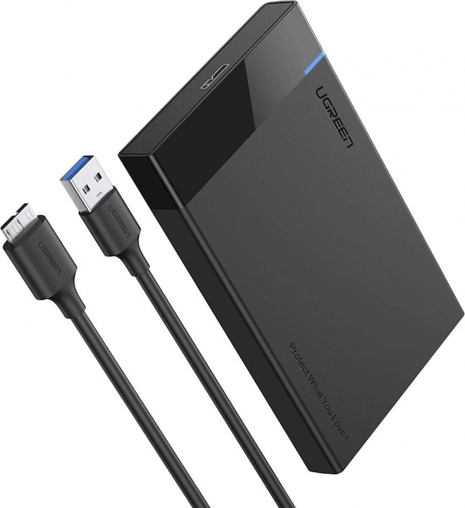 Actual product image Ugreen USB-A 3.0 to 2.5" SATA Hard Drive Enclosure (5Gbps) (2.5")