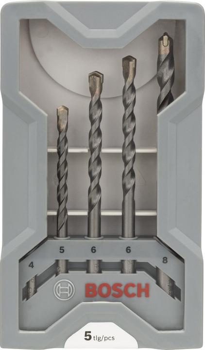 Produktbild Bosch Professional Zubehör 5-tlg. CYL-3 Betonbohrer-Set, 4–8 mm (4 mm, 5 mm, 6 mm, 8 mm)