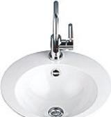 Produktbild Dornbracht Einbaubecken EB.O500H, oval B: 500mm H: 110,5mm T: 400mm, 2102000000, weiss (400 mm, 500 mm)