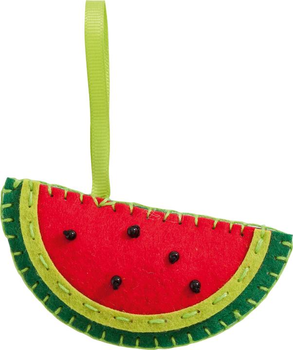 Actual product image Magni Mini Felt Sewing Kit Melon 14 pieces