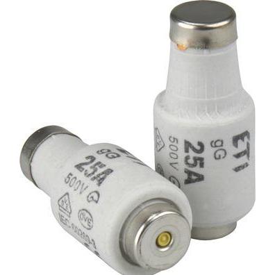 Eti, Sicherung, Diazed-Sicherungseinsätze E27 DII 25A