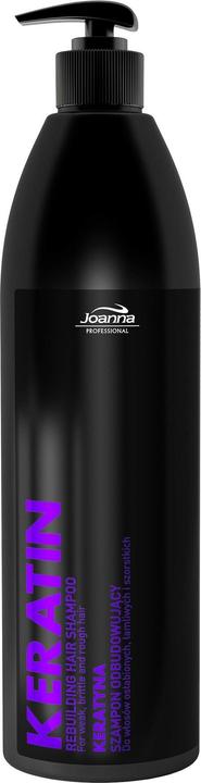 Image du produit Joanna Shampooing professionnel à la kératine pour cheveux faibles avec complexe actif de croissance (Shampoing liquide)