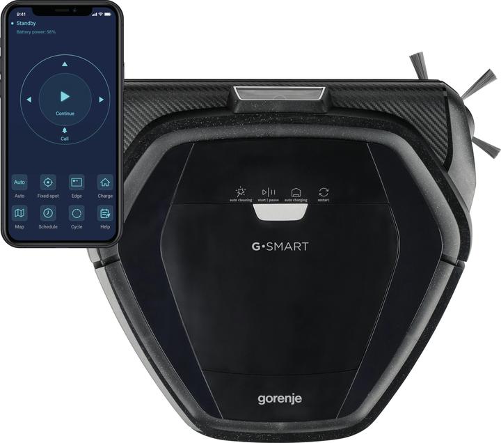 Gorenje Kleingeräte RVC 216BK SW SAUG WISCHROBOTER 21,6V (Saugroboter)