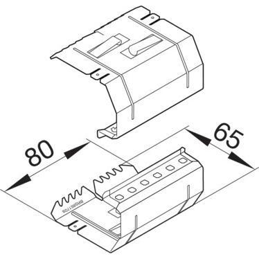 Thumbnail - Hager, Kabelschutz + Kabelführung, Brs (8 mm)