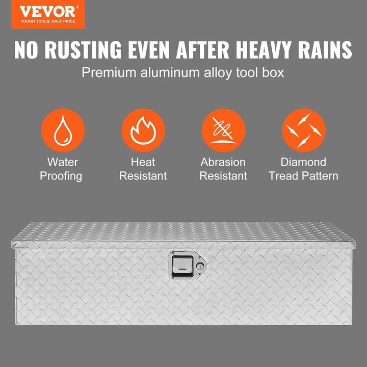 Actual product image Vevor Top Mount Truck Tool Box