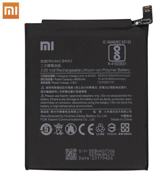 Immagine prodotto Xiaomi BN43 (Accumulatore di carica elettrica, Xiaomi Redmi Note 4X, Xiaomi Redmi Note 4)
