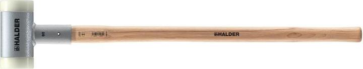 Actual product image Simplex HALDER mallet, recoilless, with hickory handle, Ø 80 / 3.6 kg, nylon (3600 g)