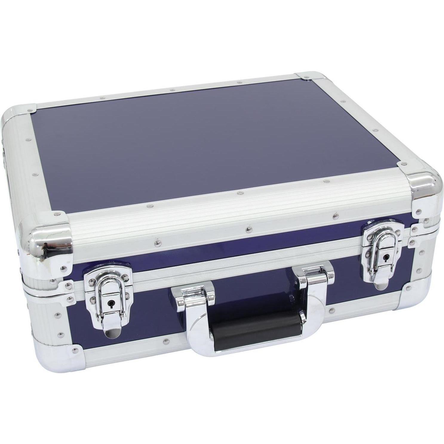 Omnitronic CD-Case ALU Digital-Booking Case (L x B x H) 380 x 425 x 17 (Zubehör), Audio Racks + Cases, Blau