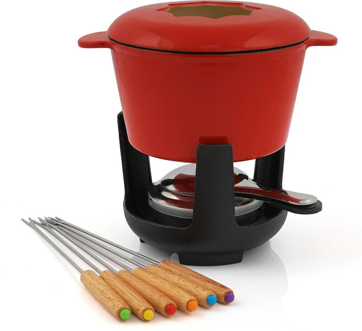 Image du produit BBQ-Toro Set à fondue en fonte pour 6 personnes (Fondue au fromage)