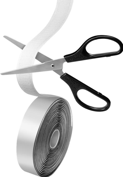 Actual product image LogiLink Self-adhesive Velcro tape set, white, 25 mm wide, roll, 5 m (25 mm)