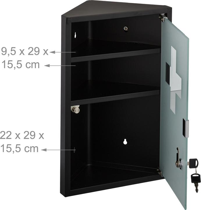 Image du produit Relaxdays Armoire médicalisée