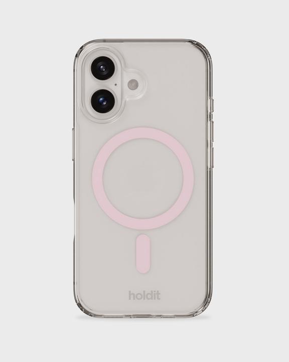 Image du produit Holdit MagSafe Case iPhone 16 Plus Pink/Transparent (Apple iPhone 16 Plus)
