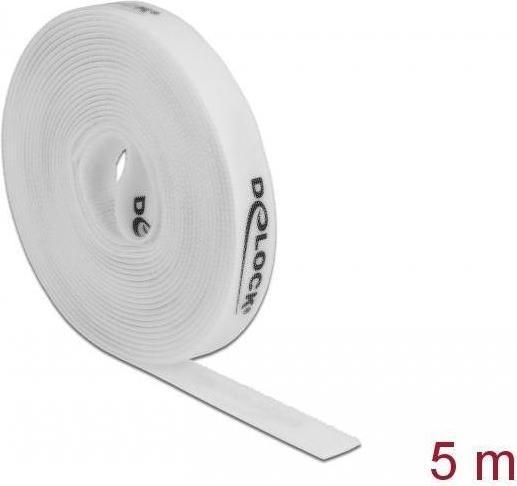 Productafbeelding Delock Klittenband 5 m x 15 mm Wit (15 mm)