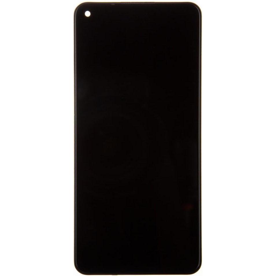 Xiaomi LCD-Display + Touch-Einheit + Frontabdeckung für Redmi Note 9 Midnight Grey (Service Pack) (D