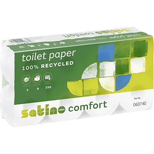 Thumbnail - Satino by Wepa, Toilettenpapier, Toilettenpapier Comfort Recycl (250 x)