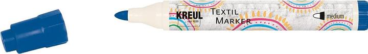 Actual product image Kreul Textile marker JAVANA "texi m "x medium", blue (Blue, 4 mm, 1 x)