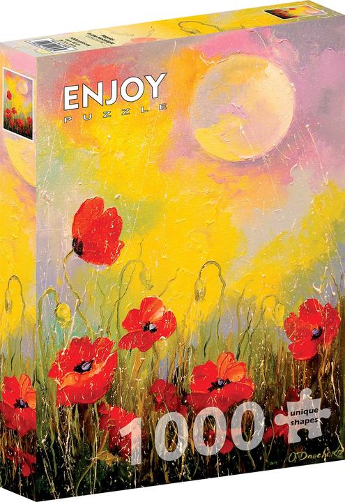 Actual product image Enjoy Puzzle ENJOY-1823 - Poppies in the Moonlight, Puzzle, 1000 pieces (1000 pieces)