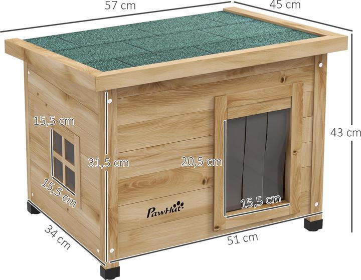 Produktbild PawHut Katzenhaus