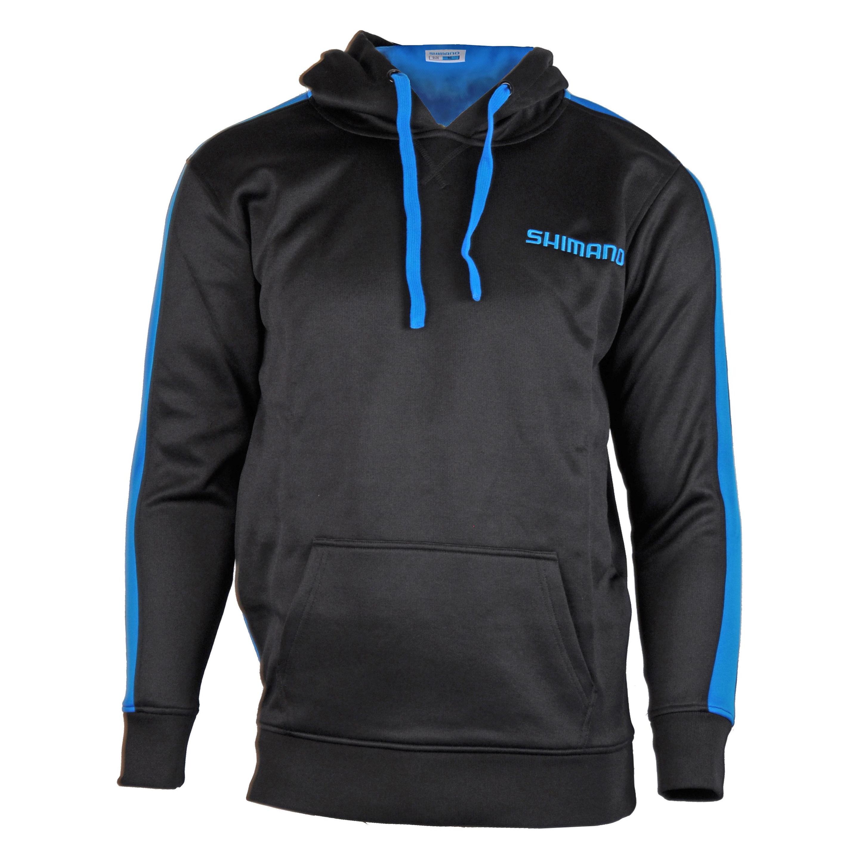 Sweat à Capuche Shimano Atelier – Taille L – Noir/bleu – Neuf Avec étiquettes