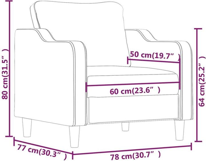 Produktbild vidaXL Sessel