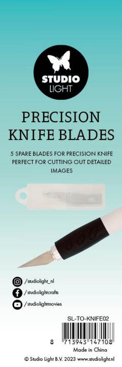 Actual product image art by marlene Precision Knife Spareblades 5 PC Essentials Tools (Replacement blade)