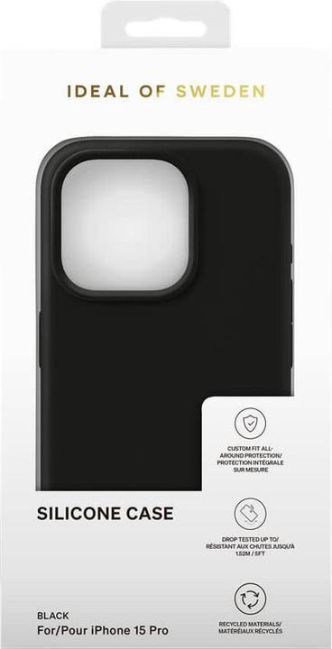 Produktbild iDeal Of Sweden Designer Silicone-Cover Black (Apple iPhone 15 Pro)