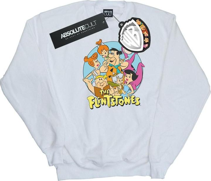 The Flintstones Group Circle Sweatshirt (L)