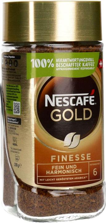 Actual product image Nescafé Gold Finesse soluble coffee jar (200 g)