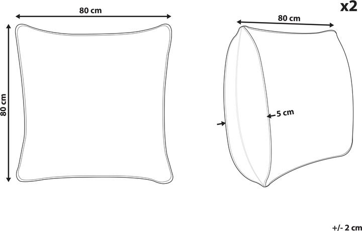 Actual product image Beliani Errigal (80 x 80 cm)
