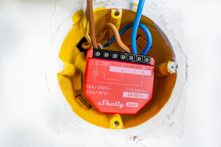 Actual product image Shelly 1PM Gen3 x4 (Switch actuator)