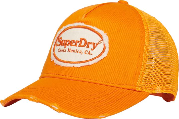 Produktbild Superdry Neonfarbene Trucker Cap mit Mesh-Einsatz