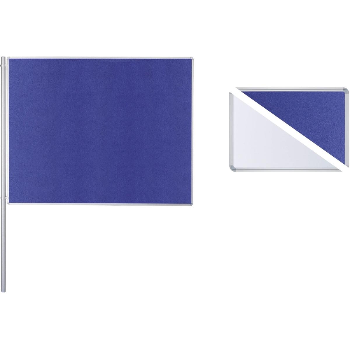 Ultradex, Präsentationstafel, Anbaustellwand 747718 200x120cm Filz/Whiteboard ws/bl (200 x 120 cm)
