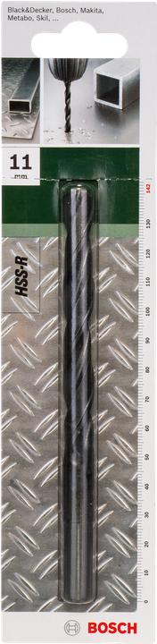 Actual product image Bosch Zubehör Metal drill HSS-R, DIN 338 D= 11.0 mm L= 142 mm (11 mm)