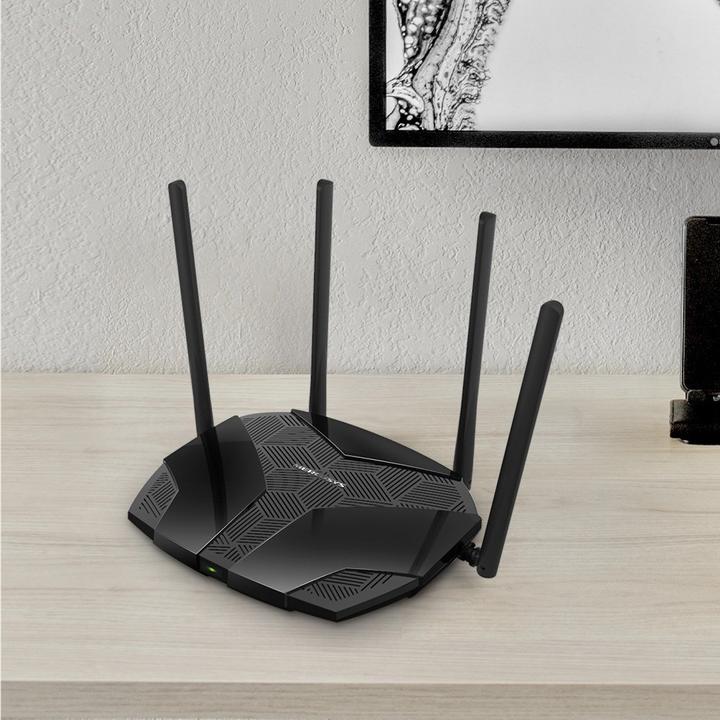 Immagine prodotto Mercusys ROUTER WIFI 6 AX1800 DB 1201MBPS + 574 MBPS 3P LAN 1P WAN 4 ANTENNE