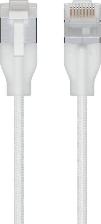 Image du produit Ubiquiti Cable UACC-Cable-Patch-EL-C6A-0.3M-W (S/UTP, CAT6a, 0.30 m)