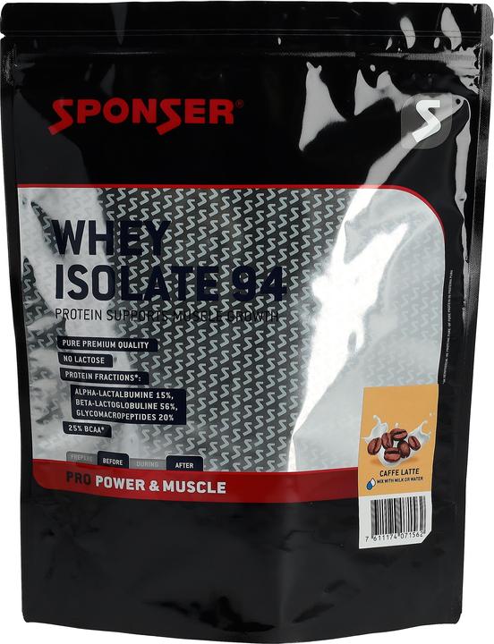 Actual product image Sponser Whey Isolate 94 (Caffe Latte, 1 pcs., 1500 g)