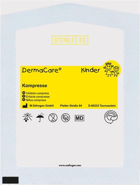 Actual product image Söhngen DermaCare Children's Compress, 6x6cm, sterile, single