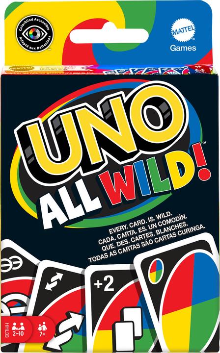 Actual product image Mattel Games All Wild (German, French, Italian, English)