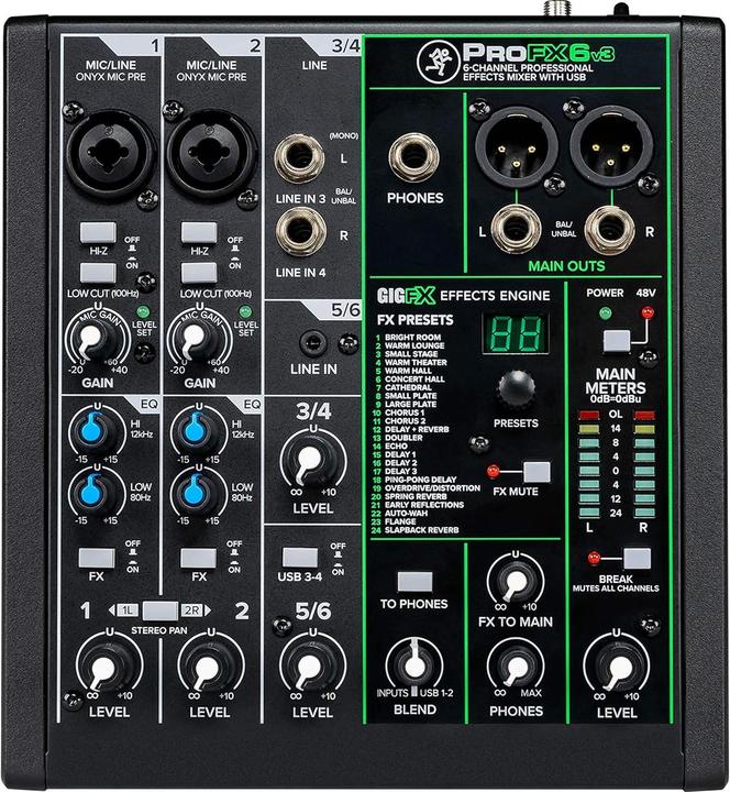 Actual product image Mackie ProFX6v3